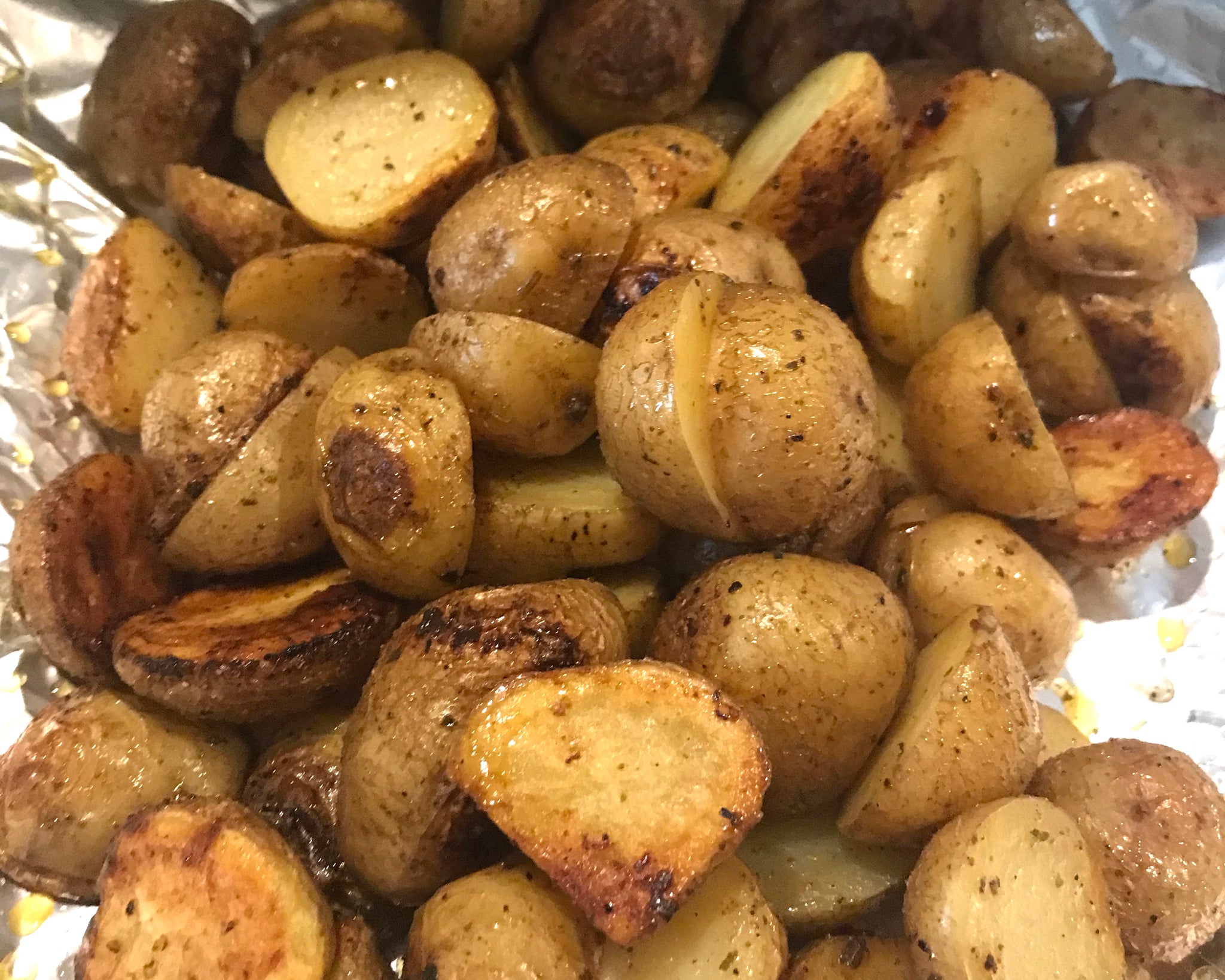 Barbecue Halved Mini Potatoes