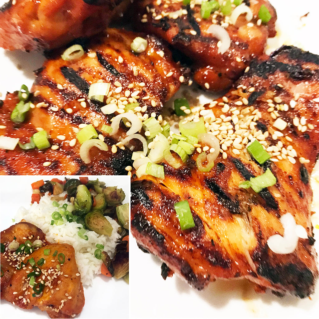 Korean Inspired Chicken Thighs
