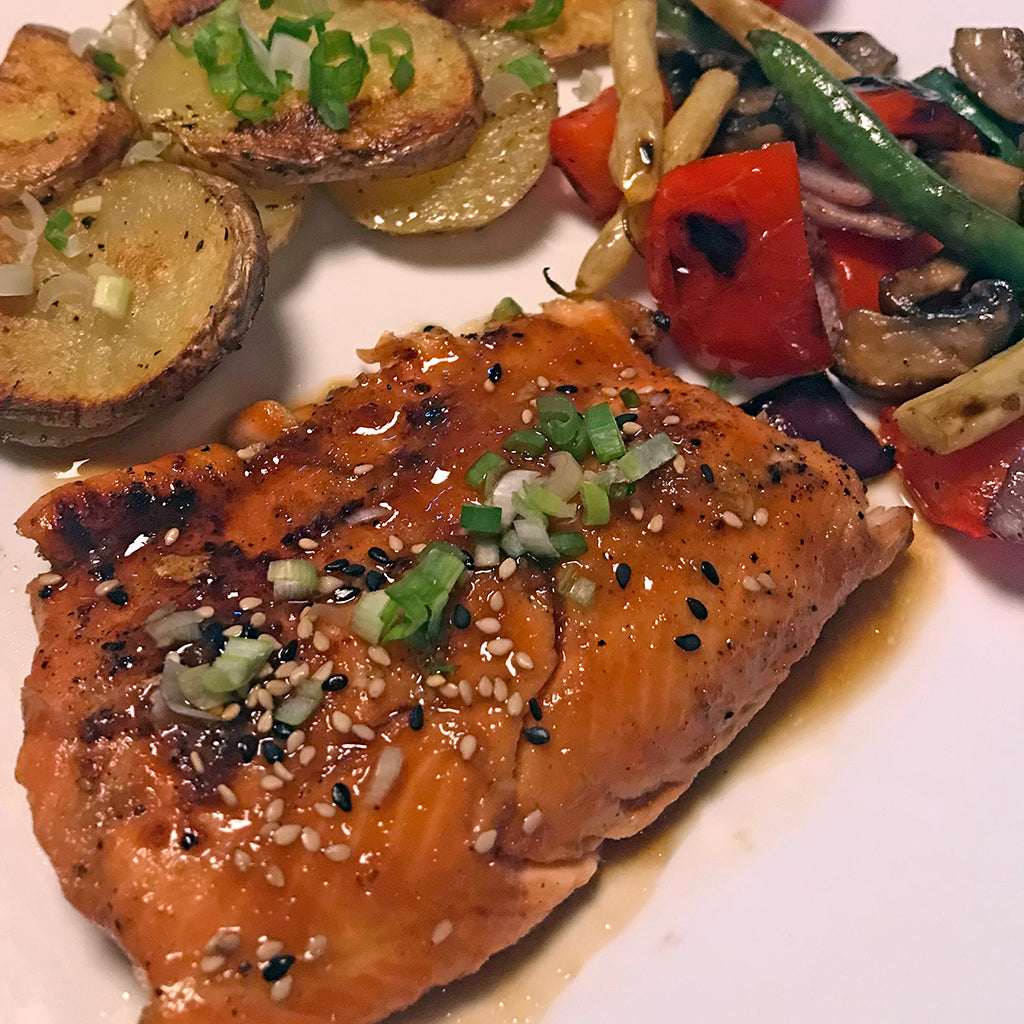 Maple Marinated Trout