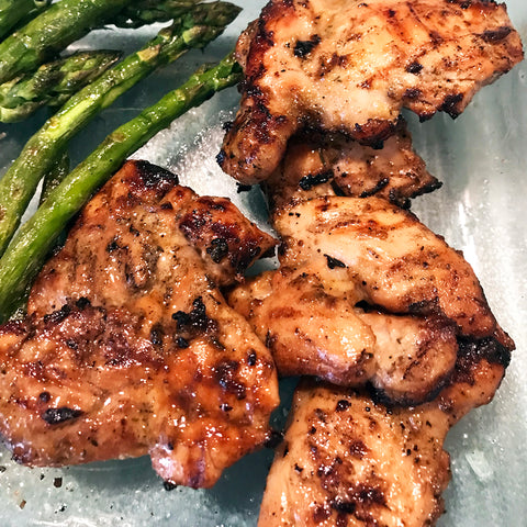Juicy, tender chicken thighs