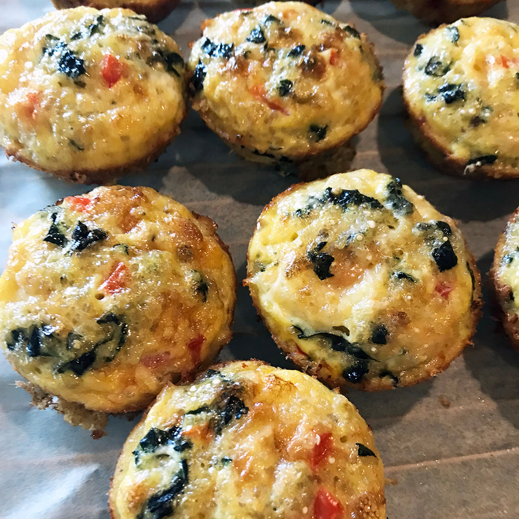 Kale and Quinoa Breakfast Muffins