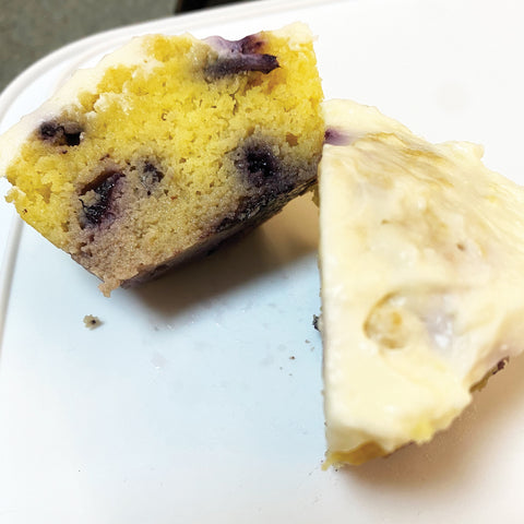 Keto Lemon Blueberry Muffins