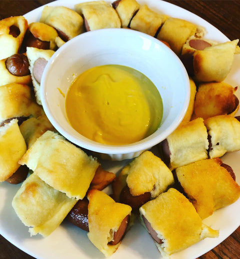 Low Carb (gluten free, keto) Pigs in a blanket