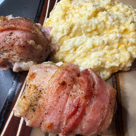 Chicken Thighs Stuffed with Goat Cheese