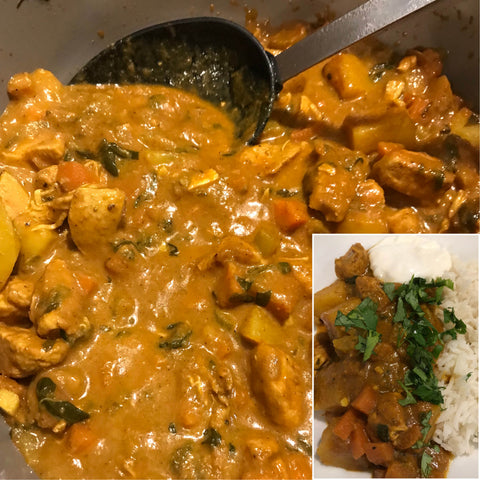 Indian Inspired Chicken Stew