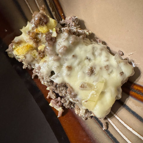 High Protein Cheeseburger Pie