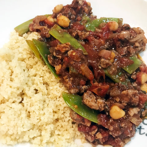  Ground Turkey with Snow Peas 