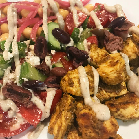 Chicken Shawarma in a bowl