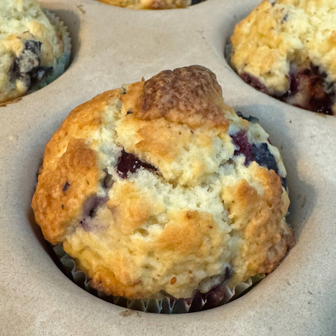 Blueberry Lemon Scone Muffins