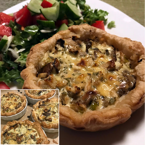 This tart can be a meal on its own