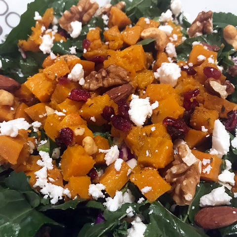 Healthy and colourful salad