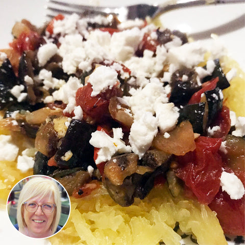 Mmmm, feta topping