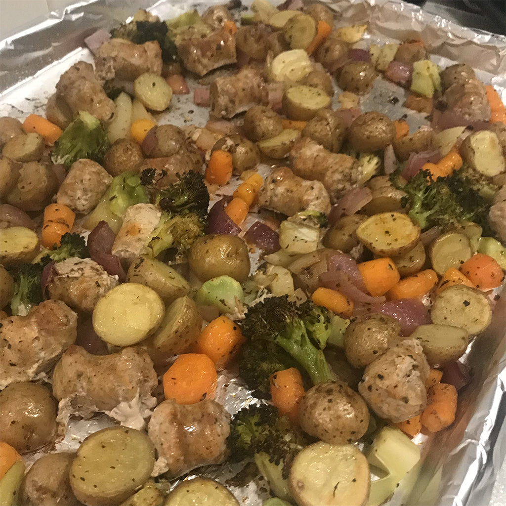 Sausage Sheet Pan Dinner