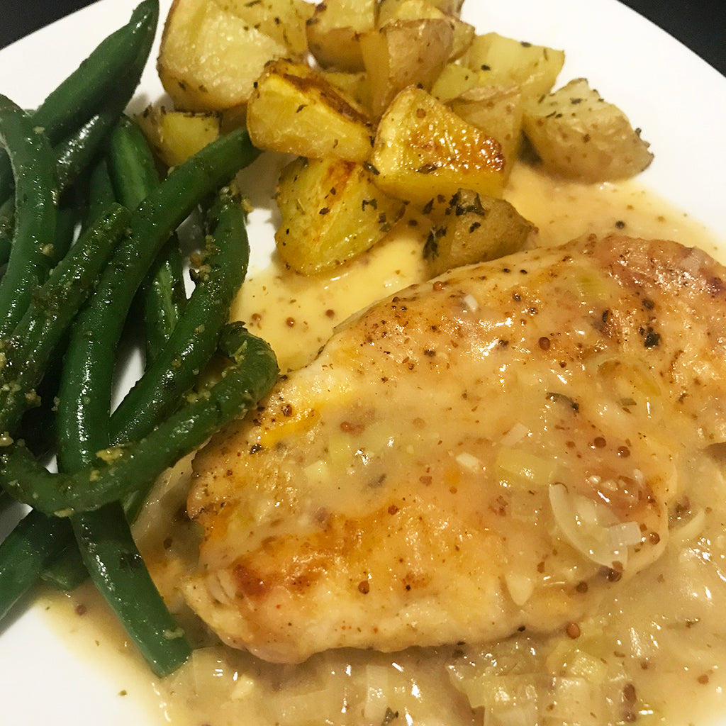 Chicken Breast with Mustard Sauce