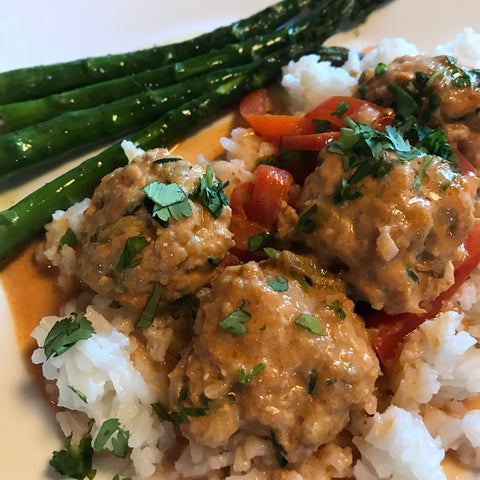 Thai Curry Meatballs