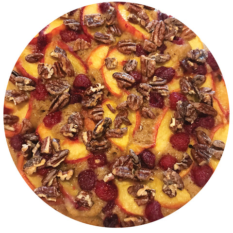 Peach Raspberry Cake