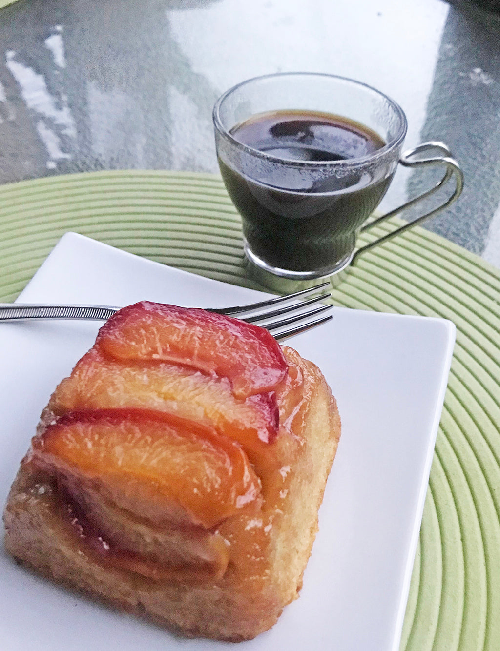 Nectarine Upside Down Cakes