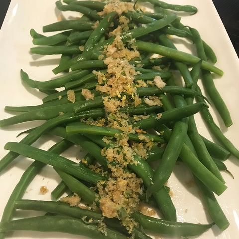 Green Beans with Gremolata Breadcrumbs