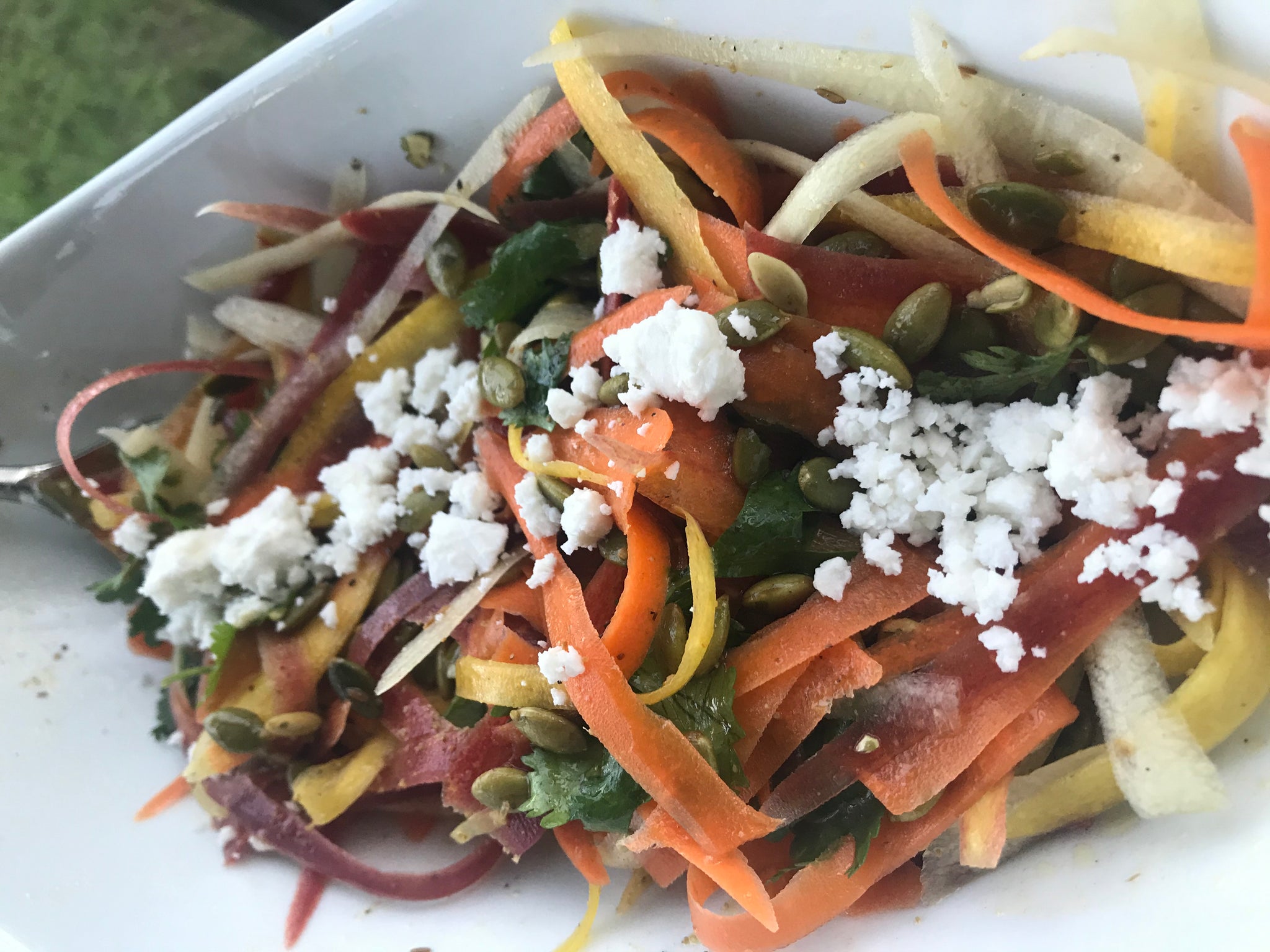 Rainbow Carrot Salad
