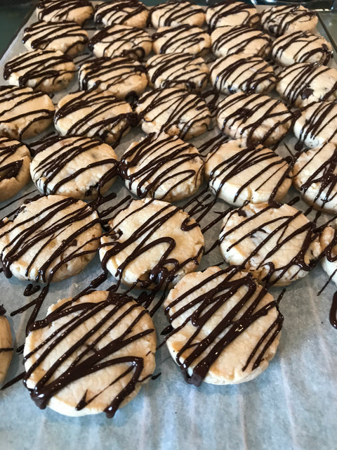 Ginger and Chocolate Shortbread