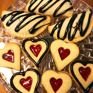Heart Shaped Cookies or Filled Mini Turnovers