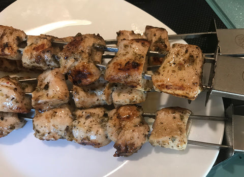 Greek Meal: Chicken Souvlaki Skewers