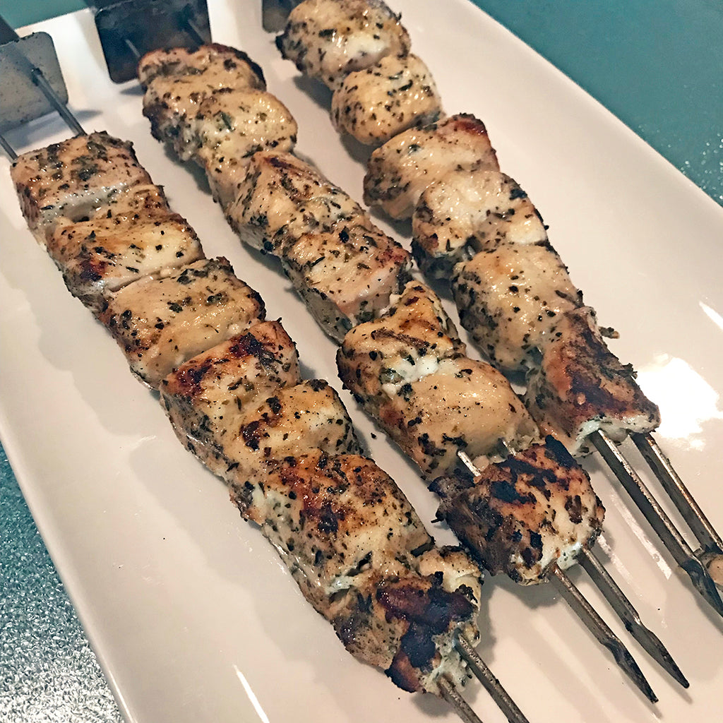 Greek Flavours: Chicken Souvlaki Skewers