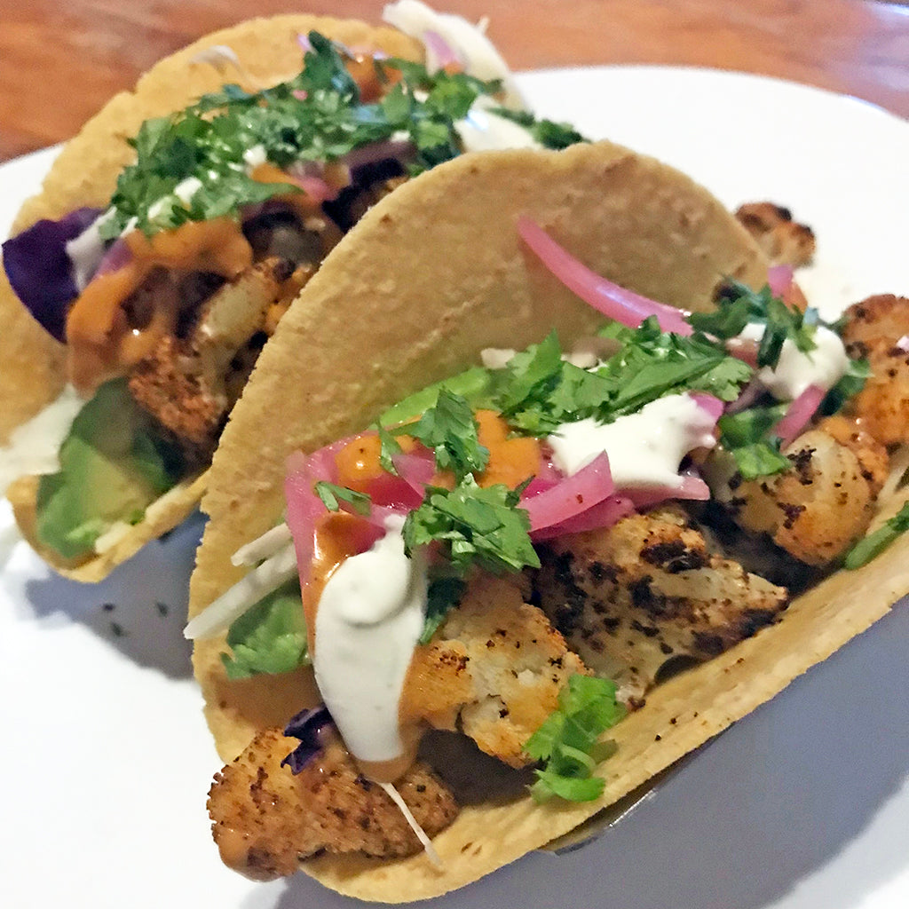 Roasted Cauliflower Tacos