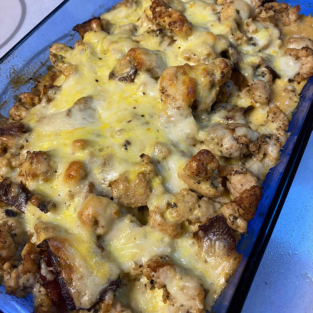Chicken, Cheese & Bacon Casserole
