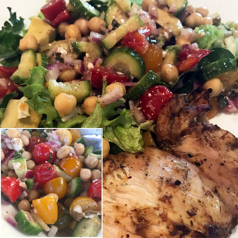 Tomato Chickpea Salad