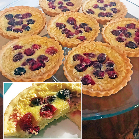 Delightful and bright holiday tarts
