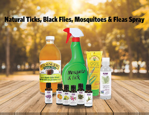 Natural Ticks, Black Flies, Mosquitoes & Fleas Spray
