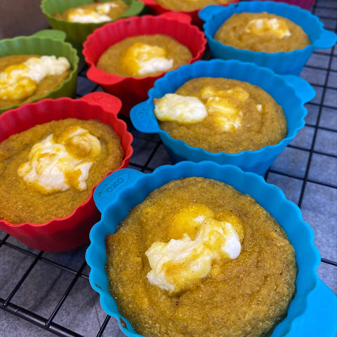 Keto Pumpkin Cream Cheese Muffins