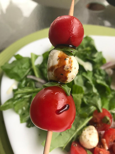 Cherry Tomato Bocconcini Skewers