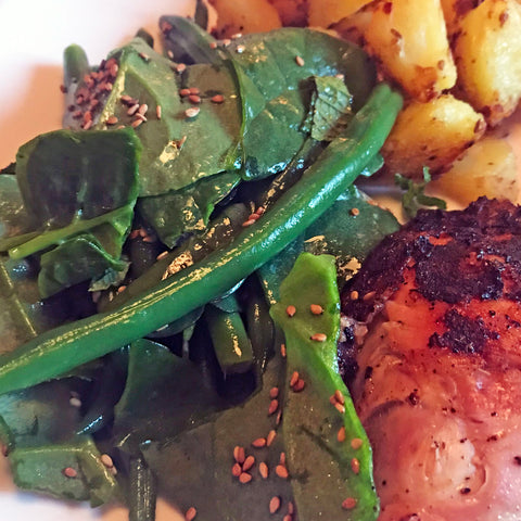 Mumbai Meal: Green Bean Salad with Coriander Oil