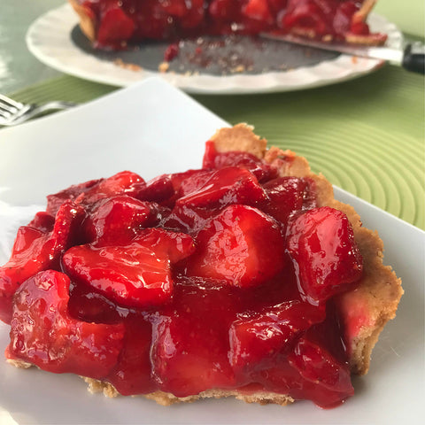 So yummy strawberry pie