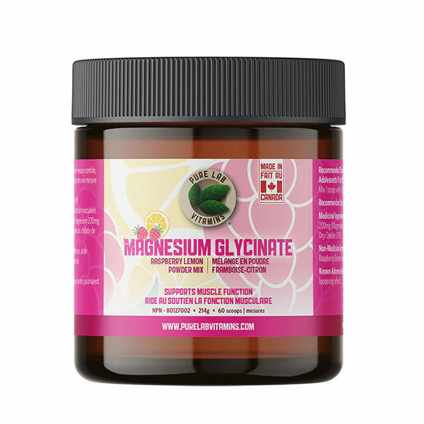 Magnesium Glycinate Raspberry-Lemon Powder Mix